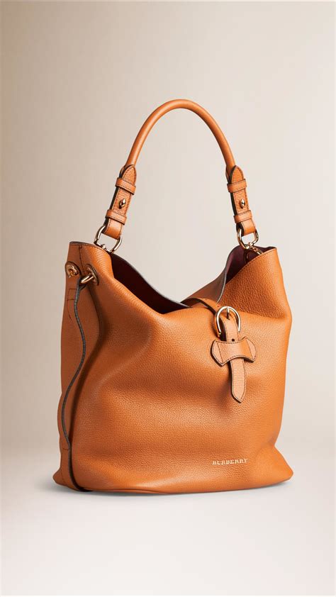 Burberry hobo bag leather